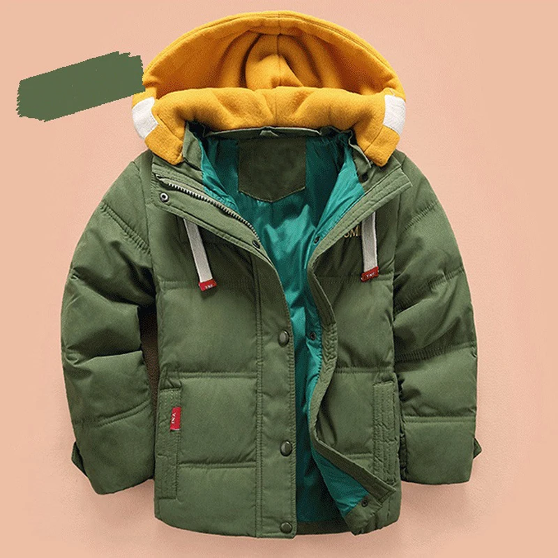 discounted  HH Kids jacket boys Hooded Winter baby girl autumn jacket toddler coat children snowsuit Velvet Jac