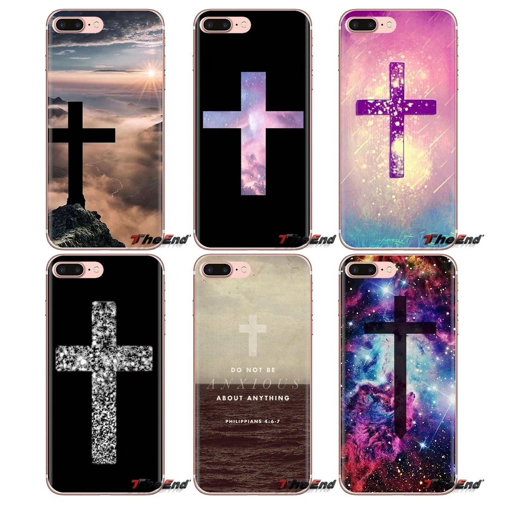 

For iPod Touch Apple iPhone 4 4S 5 5S SE 5C 6 6S 7 8 X XR XS Plus MAX Love Bible Jesus Christ Christian Cross Mobile Phone Cover