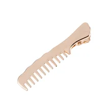 1 шт. заколки для волос для женщин расческа для волос Зажимы творческий Гладкий металлическая расческа зажимы для волос G0507