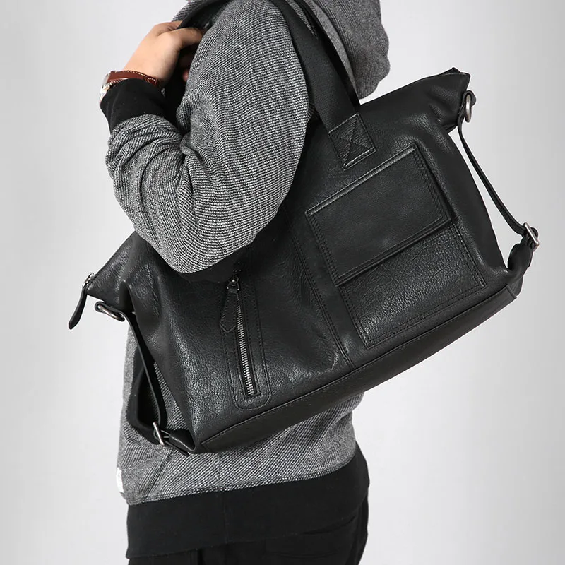 AETOO Original handbag leather men bag handmade business bag leather men bag shoulder Messenger bag casual men's briefcase