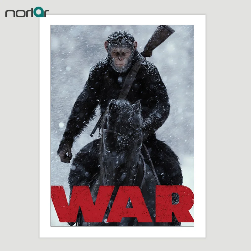 

HD Canvas Printings War for the Planet of the Apes Canvas Movie Poster Painting Wall Art Picture Home Decoration NO Frame