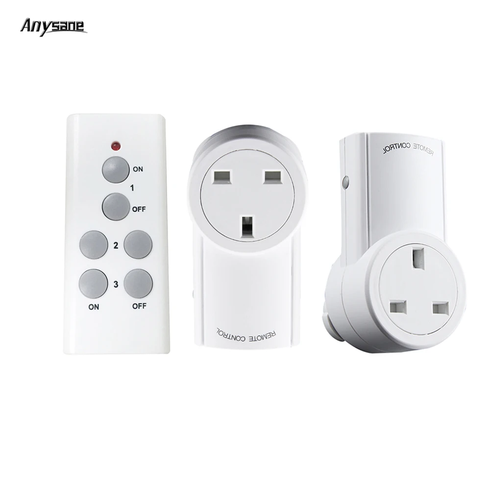 433.92Mhz smart Remote Control Power Socket UK standard RF remote