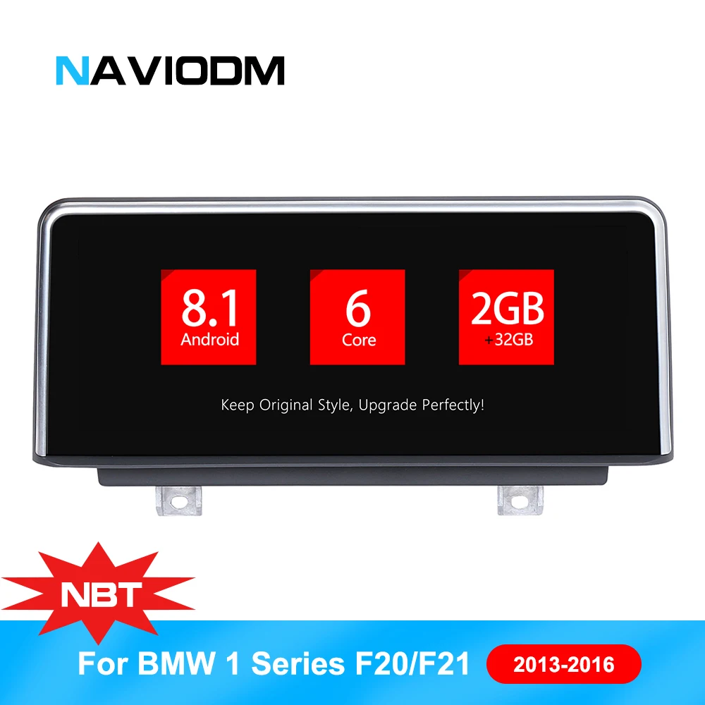 

Android 8.1 6 Core Car Multimedia Player Auto Car DVD Navigation For BMW 1 Series F20 F21 Original NBT system 2013-2017 year