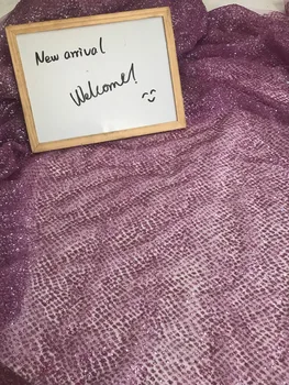 

tulle lace JIANXI.C-6868-1 with glued glitter fashion african glitter lace fabric for party dress 5yard/lot embroidered