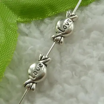 

480 pieces antique silver sweet spacers 11x6mm #3145