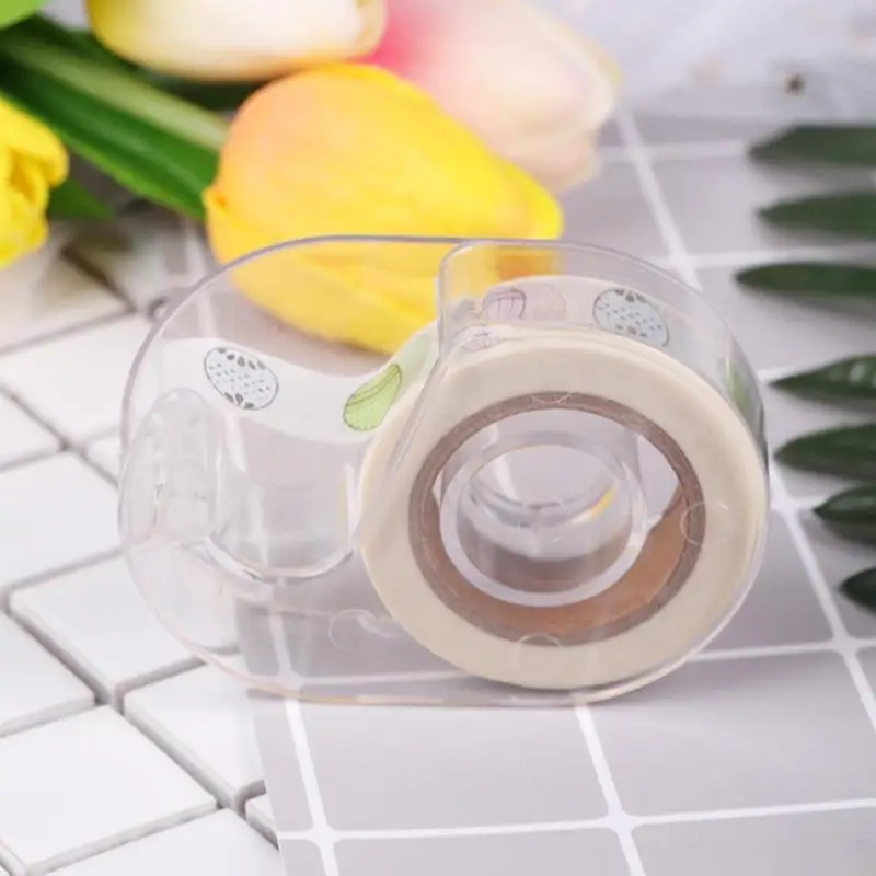 

Transparent Japanese Stationery Masking Tape Cutter Holder Washi Tape Storage Organizer Cutter Office Tapes Dispenser Supplies