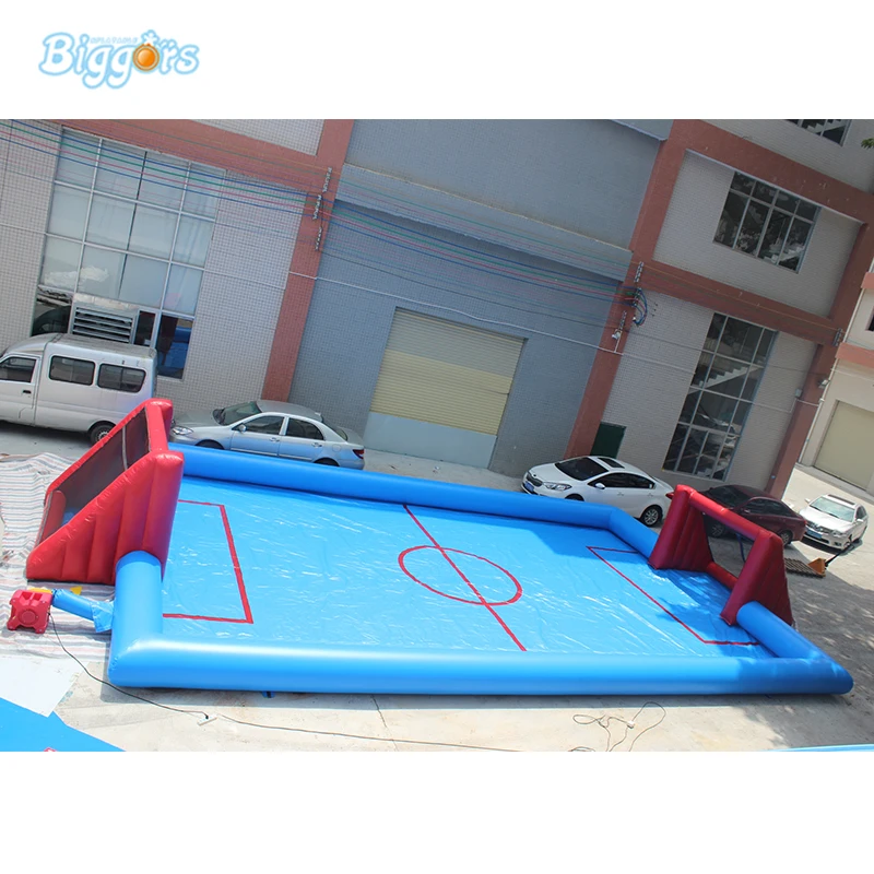 

PVC Commercial Grade Inflatable Soap Water Soccer Football Field for Sport Game