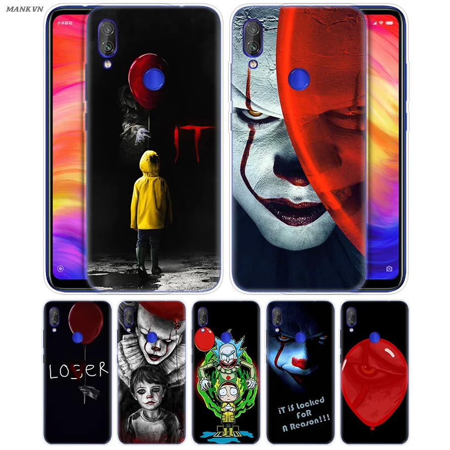 Чехол Pennywise с рисунком клоуна для Xiaomi mi Play 8 A2 6X, чехол для Red mi 6 6A Note 7 6 5 4 4X Lite Pro, задняя крышка