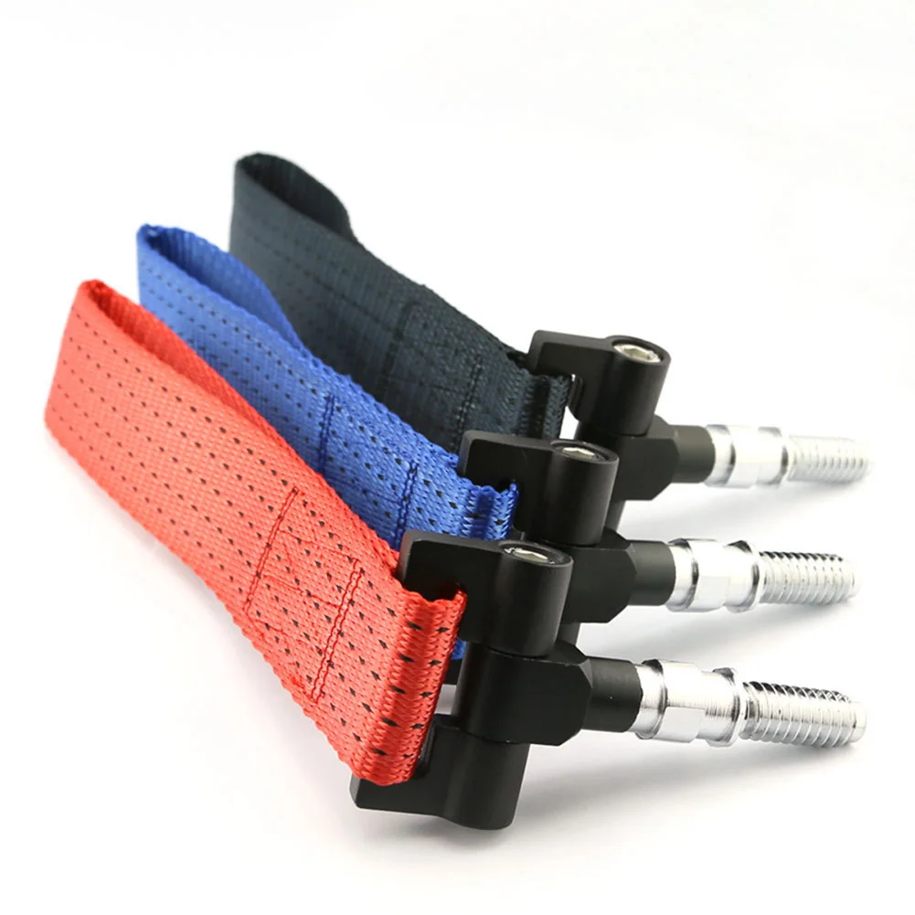 سباق العملي السيارات العالمي الجر هوك سحب الشريط الوفير عالية القوة الجبهة اكسسوارات السيارات مقطورة الدائري سهلة تثبيت سباق العملي السيارات العالمي الجر هوك سحب الشريط الوفير عالية القوة الجبهة اكسسوارات السيارات مقطورة الدائري سهلة تثبيت