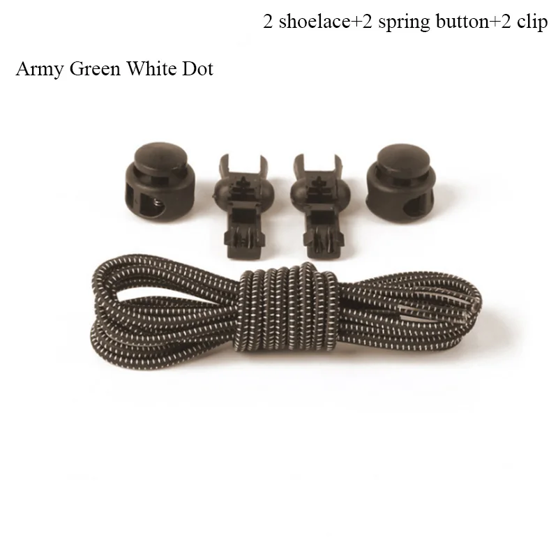 No Tie Shoelaces Stretching Lock lace Locking Shoe Laces Elastic Sneaker Chidren Shoelaces Shoestrings RunningJoggingTriathlon (26)