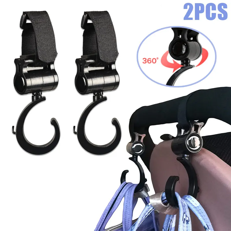 

Hot Selling 2 Pcs Baby Stroller Accessories Hooks Multifunction Baby Stroller Plastic Hook