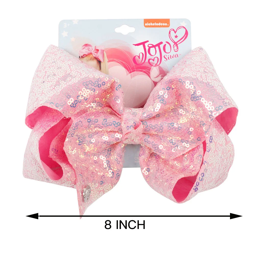 Oaoleer-Hair-Accessories-8-Inch-Sequins-Hair-Bows-with-Grosgrain-Ribbon-for-Girls-Handmade-Hair-Clips