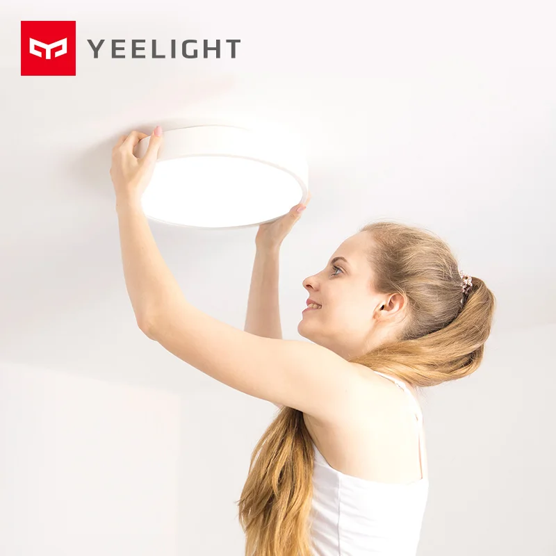 Быстрая, умный светодиодный потолочный светильник Xiaomi Yeelight с управлением через приложение, IP60 пылезащитный Wi-Fi/Bluetooth для mijia APP