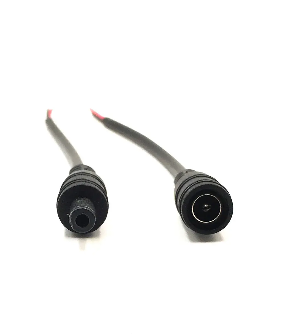 10 Sets DC Connector Male Female Cable Wire 2.1x5.5mm Plug Jack DC-022 Power Adapter For DIY LED Strip Lights Electrical Socket (8)