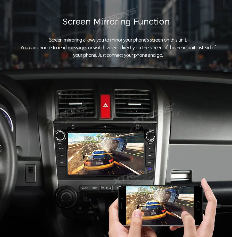 Top 8" Android 8.1 Oreo OS Car DVD Multimedia GPS Radio for Honda CR-V 2007-2012 (3rd Generation) with Split Screen Function Support 11