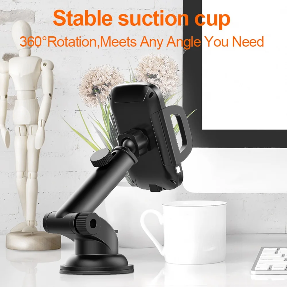 TOMKAS Holder For Phone in Car Qi Wireless Charger For iPhone X 8 Plus Mobile Phone Support Car Phone Holder For Samsung S9 S8