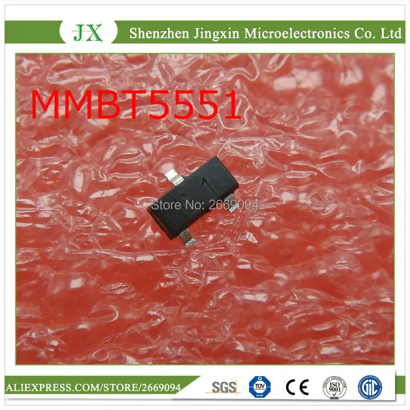 

Free shiiping New original 500PCS MMBT5551LT1G MMBT5551 SOT-23 2N5551 SMD NPN high-voltage transistor