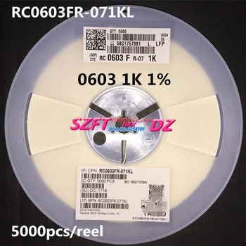 

SZFTHRXDZ 100% new original Wholesale prices 5000PCS RC0603FR-071KL 0606 1K 1%