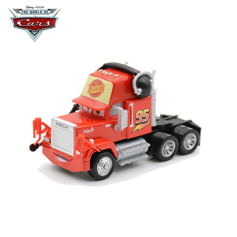 27 стиль disney Pixar Cars 3 Lightning McQueen гарнитура Mack Чико Хикс автомобиль из литого металла модель подарок на день рождения игрушка для мальчика - Цвет: 1