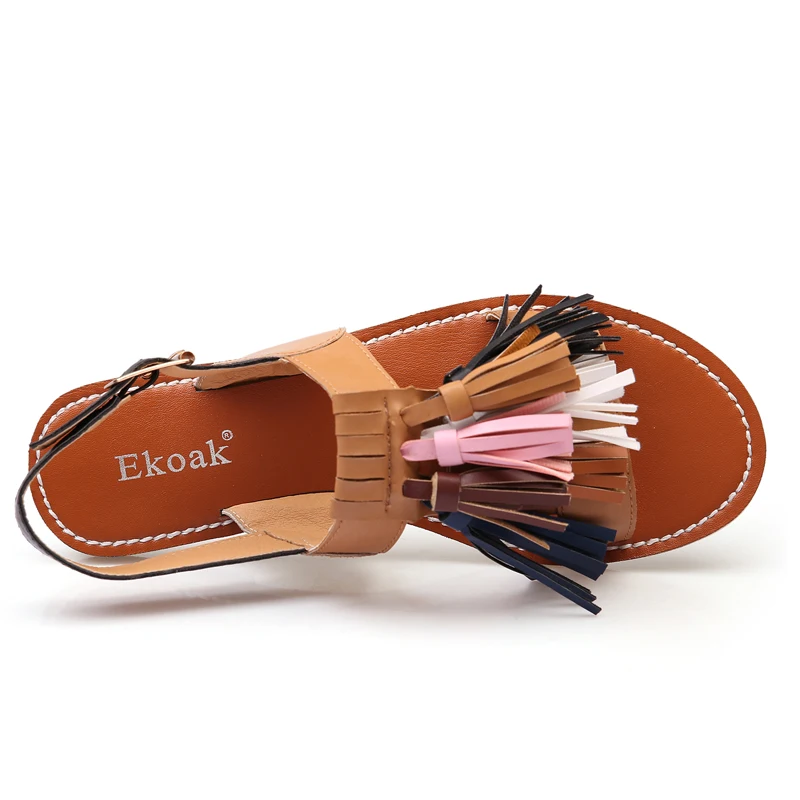 Женская летняя обувь с бахромой и ремешком на щиколотке|beach shoes|summer shoes womenfashion summer |