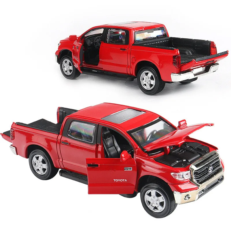 1:32 alloy car models,high simulation Toyota Tundra Pickup,metal diecasts,pull back & flashing & musical,free shipping