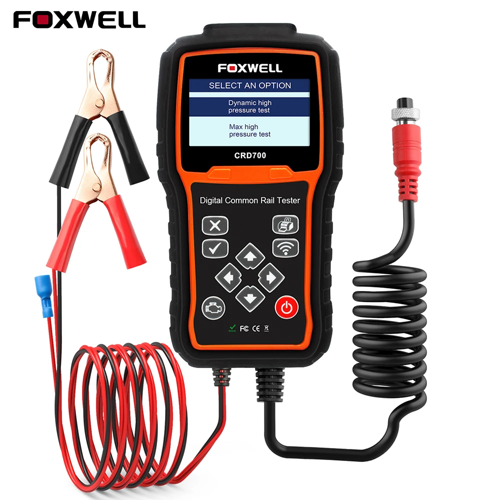 FOXWELL CRD700 Цифровой Тестер давления на Common Rail для диагностики автомобиля