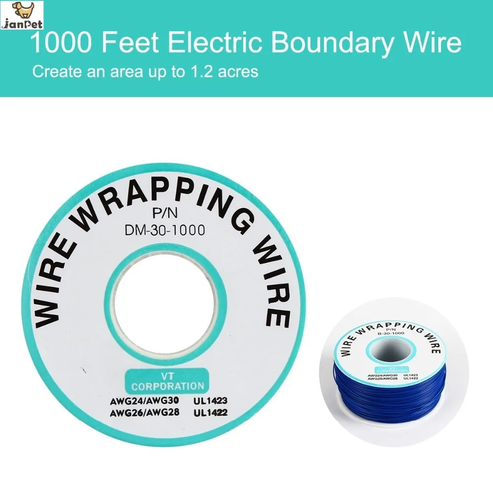 JANPET 300M Range Pet Dog Fencing Wire Cables for Underground Electronic Fencing, dog training supplies