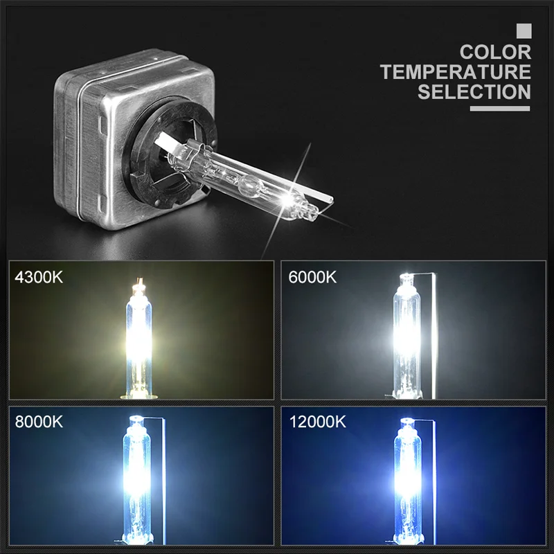 Лампа HID D1S D1R D2S D2R D3S D3R D4S D4R H1 H3 H7 H11 HB3 HB4 быстрая мощность 35 Вт 4300K 6000K 8000K 12000K для