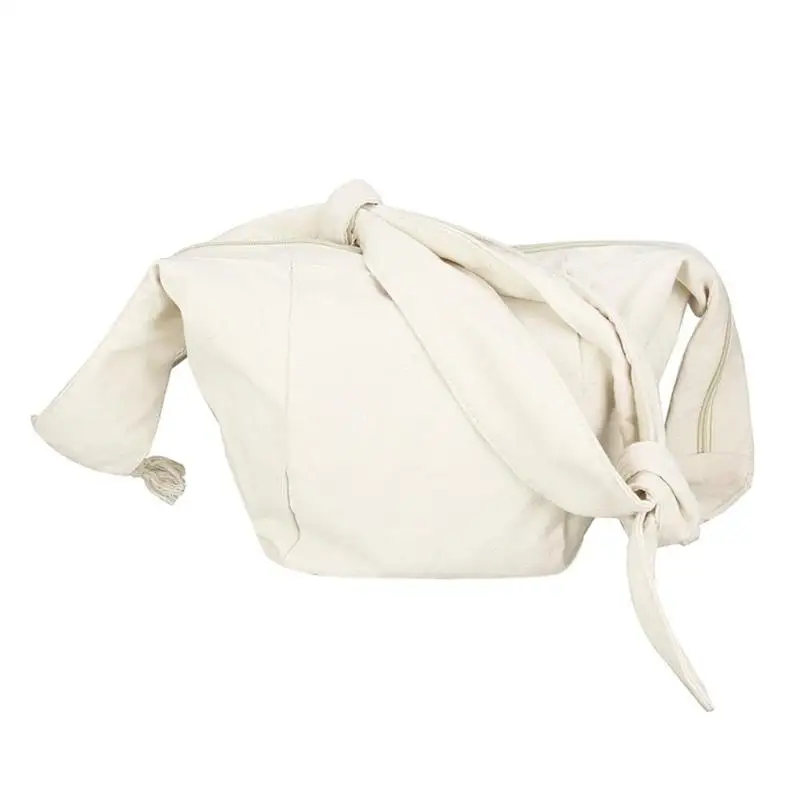 

Casual Women Canvas Crossbody Shoulder Handbags Knotted Messenger Boho Tote