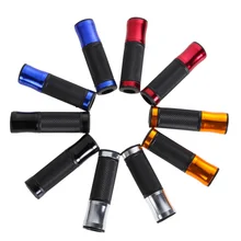 7/8” 22mm Motorcycle Handle Bar Grips CNC Aluminum Rubber Gel Motorbike Handlebar Grips 6 colors for option