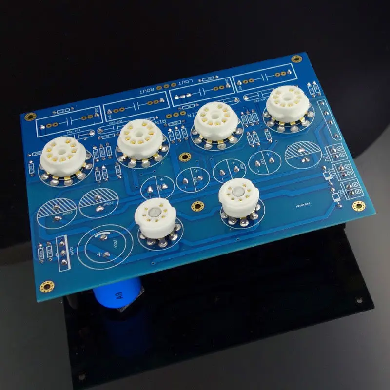 Трубчатый предусилитель GZLOZONE DIY Hifi 12AU7 + 12AX7/стереотрубка|Усилители мощности| |