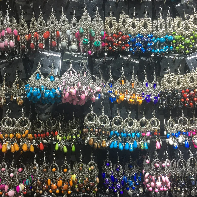 

Wholesale10 Pairs Mixed Style Bohemian Acrylic Beads Tassel Drop Earrings Pendant Dangle Earrings for Women Bulk Lots Jewelry
