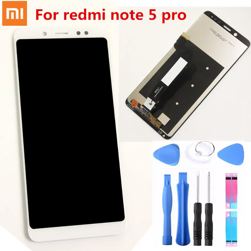 100% original xiaomi white / black for Xiaomi Redmi Note 5 Pro MEG7S LCD + tools | Мобильные телефоны и аксессуары