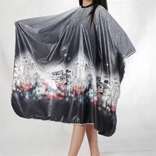 Салонный парикмахерский плащ для парикмахерской 1 шт. для взрослых парикмахерские фартуки ткань аксессуары для волос Инструменты