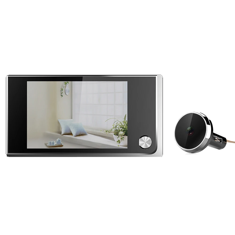 Домашний Беспроводной видеодомофон 3,5 дюймов цветной ЖК-экран с охранной дверью электронный кошачий глаз дверь телефон для дома