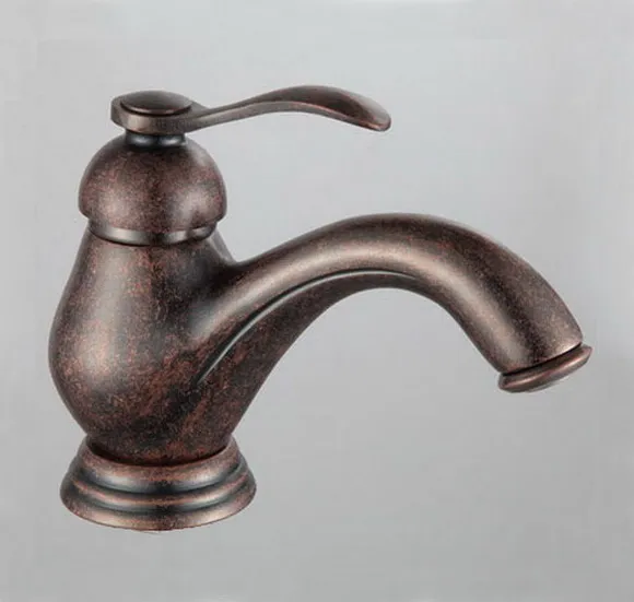 

Antique Copper Single Handle Teapot Shape Bathroom Basin Mixer Tap Faucet Cnn010