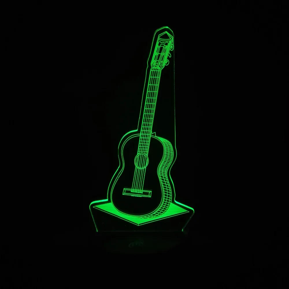 Luzes da Noite crianças sala de estar Formato : Guitar