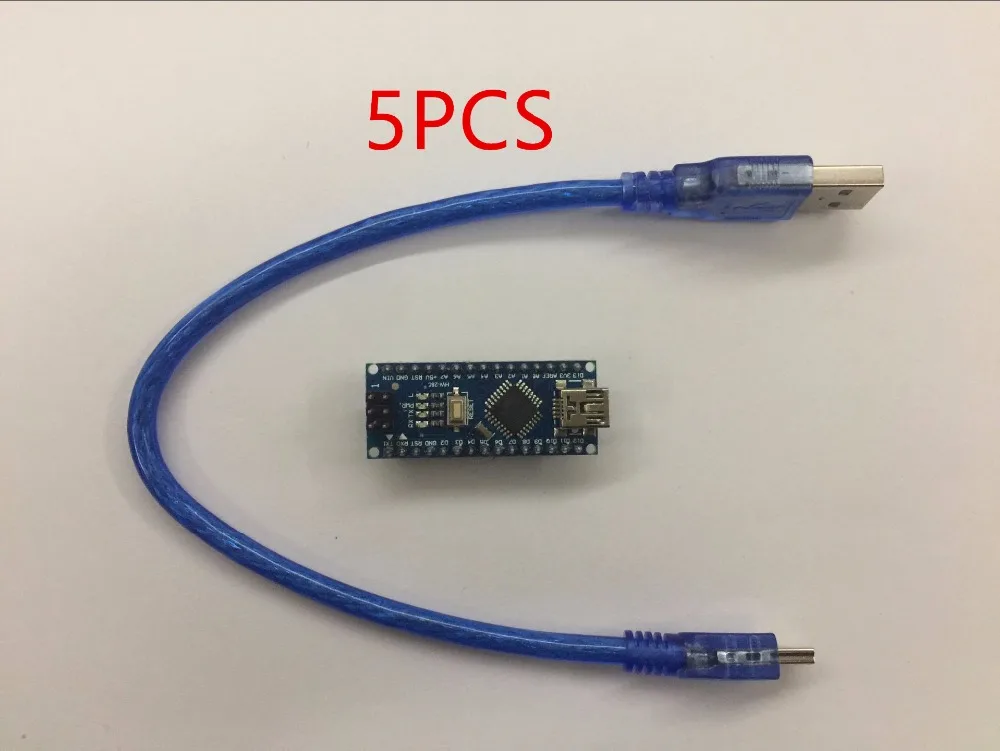 Плата микроконтроллера ATmega328P CH340g CH340 Nano V3.0 3 0 плата для модуля Arduino с USB-кабелем 5