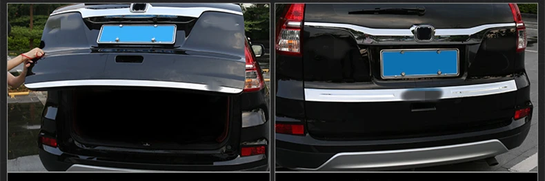 Накладка для багажника Honda CRV задняя защитная накладка из нержавеющей стали