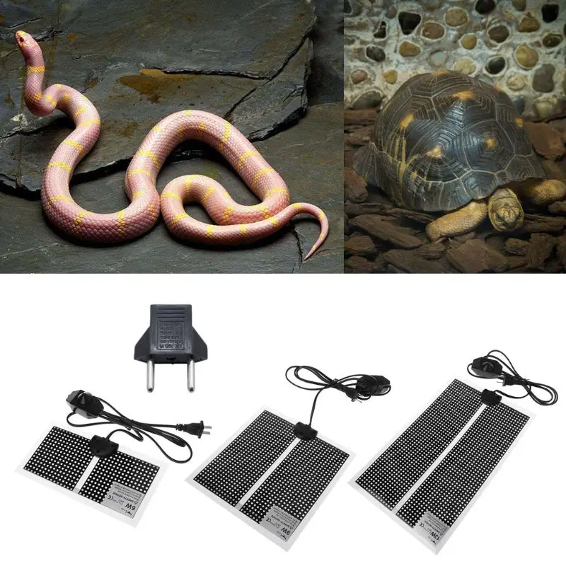 Pet Reptile Heat Mat Turtle Lizard Substrate Constant Warmer Waterproof