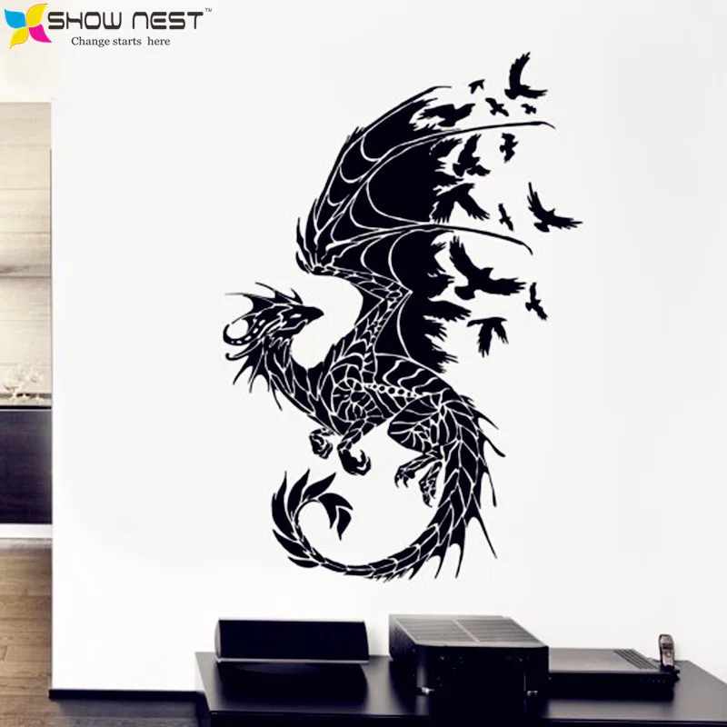 High Quality Gothic Wall Decor Promotion For Fashion Free Shipping Wall Stickers Home Decoration Vinyl Decal Gothic Joker Modern Culture Decors Gw 126