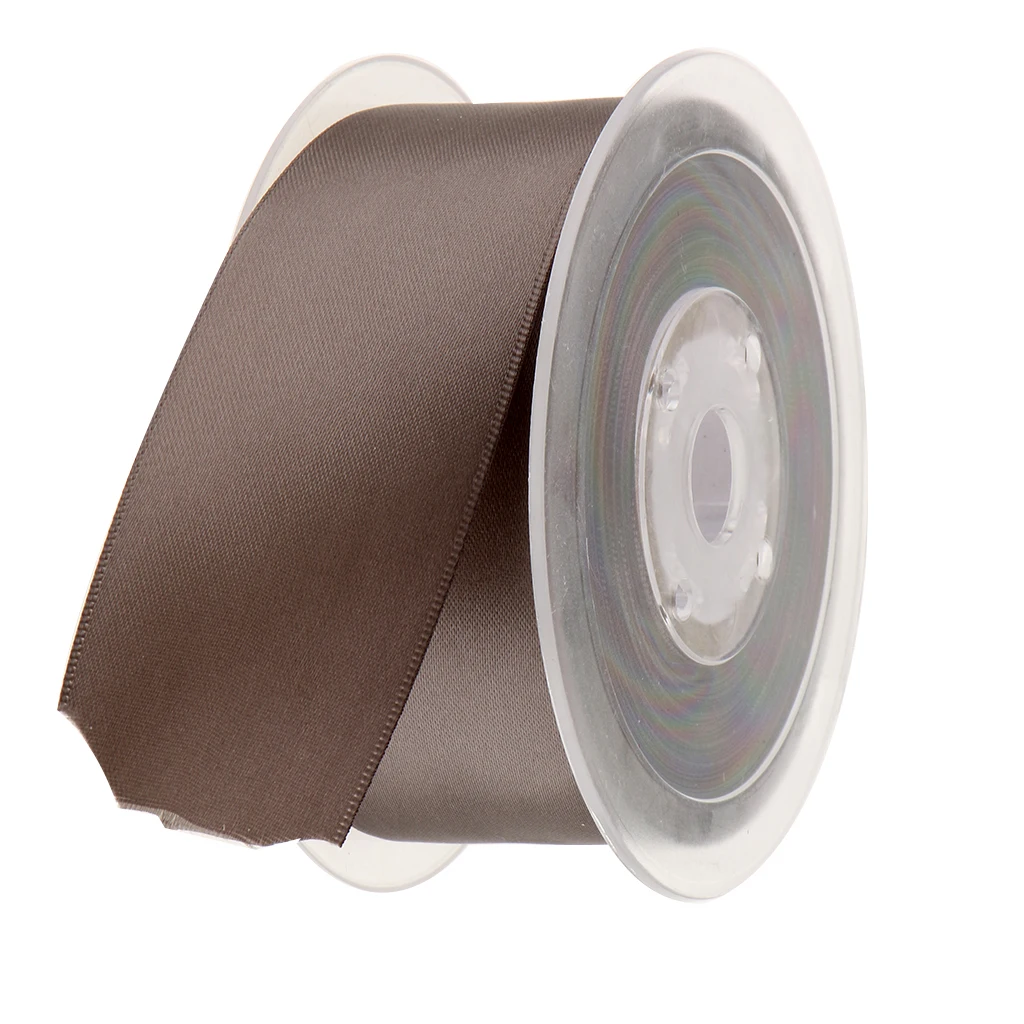 15 Meters Double Sided Polyester Satin Ribbon for Wedding Party Gift Wrapping Craft 38mm
