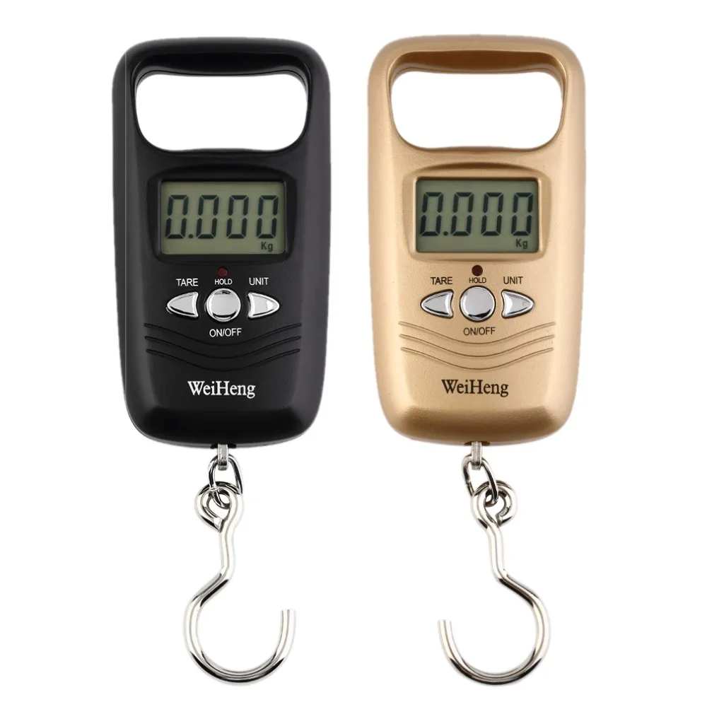 

Hot Mini Hanging Scale Pocket Portable 50kg LCD Digital Hanging Luggage Weighting Fishing Hook Scale Electronic Weight Scales