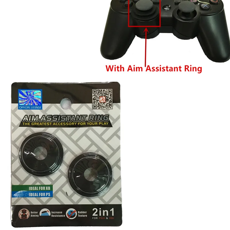 

For Sony Playstation 4 PS4 Slim Pro PS3 Xbox one Better Aiming Increase Enhance Durable Silicone Rubber Soft Aim Assistant Ring