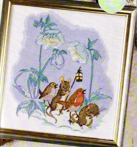 

Fishxx Cross-Stitch D049animal[The fairy tale of the little cute]soluble printing,100%accurate pattern,11CT,