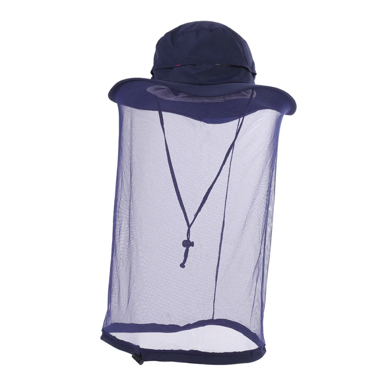 Открытый солнцезащитный крем Защита от насекомых москитная лицо защитная крышка сетки защиты лица анти-москитные маска Hat с главой сетка
