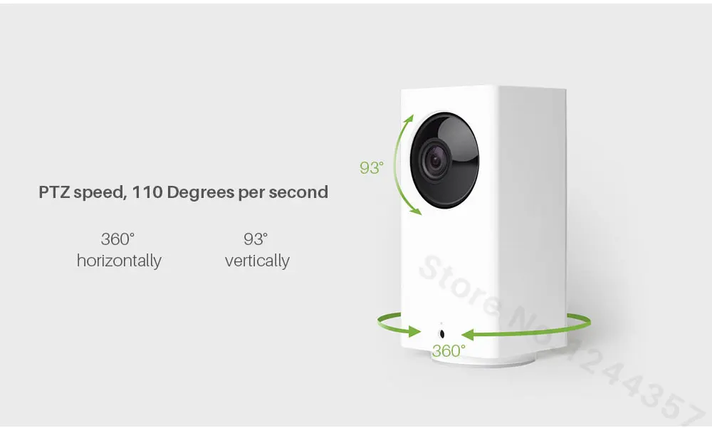 Xiaomi Mijia dafang smart 1080P wifi IP Cameras 120 Degree wide angle IR Night Vision cam wireless app control For Android IOS (5)