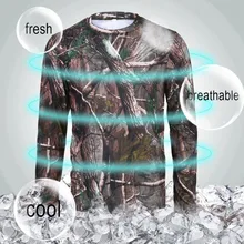 Камуфляжная уличная футболка с длинными рукавами для отдыха, Мужская футболка с длинными рукавами