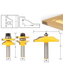 3 шт./компл. большой tenon шарнир закругленные углы фреза нож Simon пластина Деревообработка дверного шкафа резак KF273