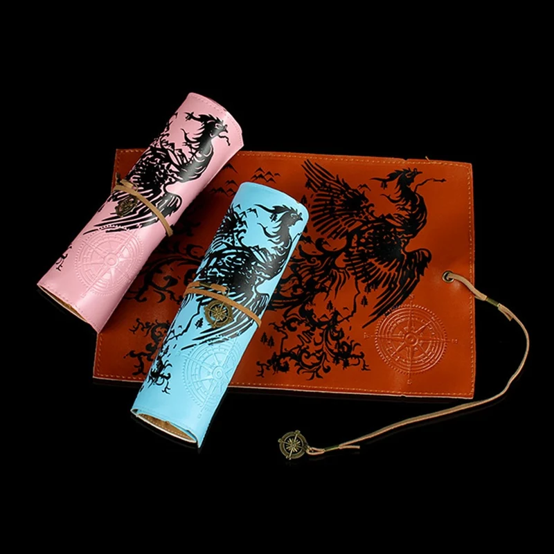 

Phoenix Pencil Case School Pencil Case For Girls Boys Canvas Roll Up Pencil Bag Portable Pencil Box School Supplies